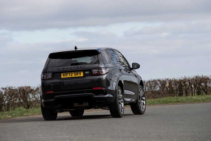 Land Rover Discovery Sport driving rear