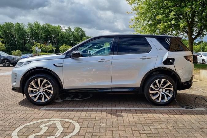 Land Rover Discovery Sport long termer on charge