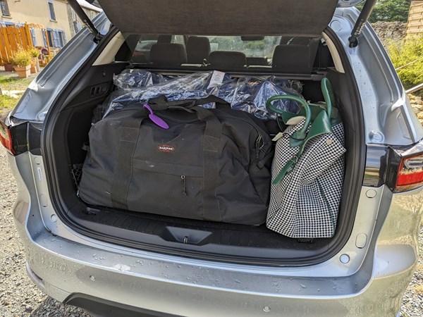 The Mazda CX-60 was packed to the gunwales with stuff