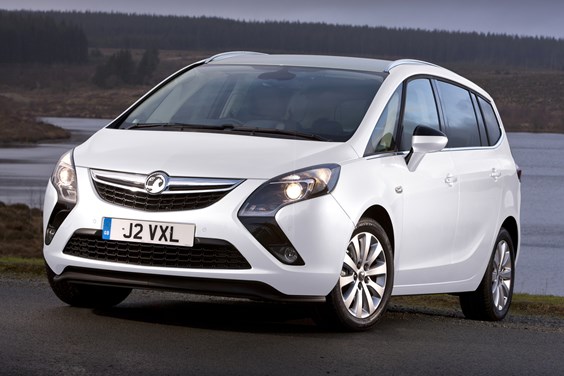 Vauxhall Zafira specifications data