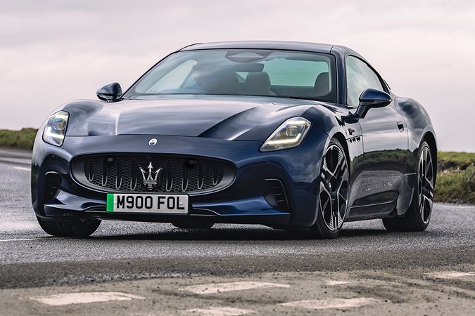 Maserati GT Folgore (2025) front driving