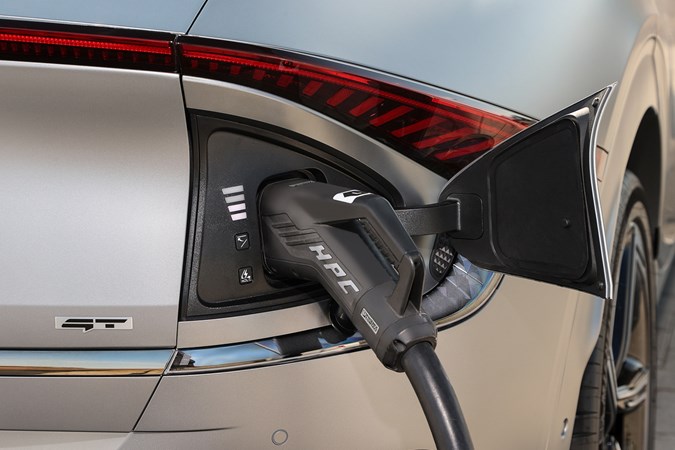 Kia EV6 GT charging port