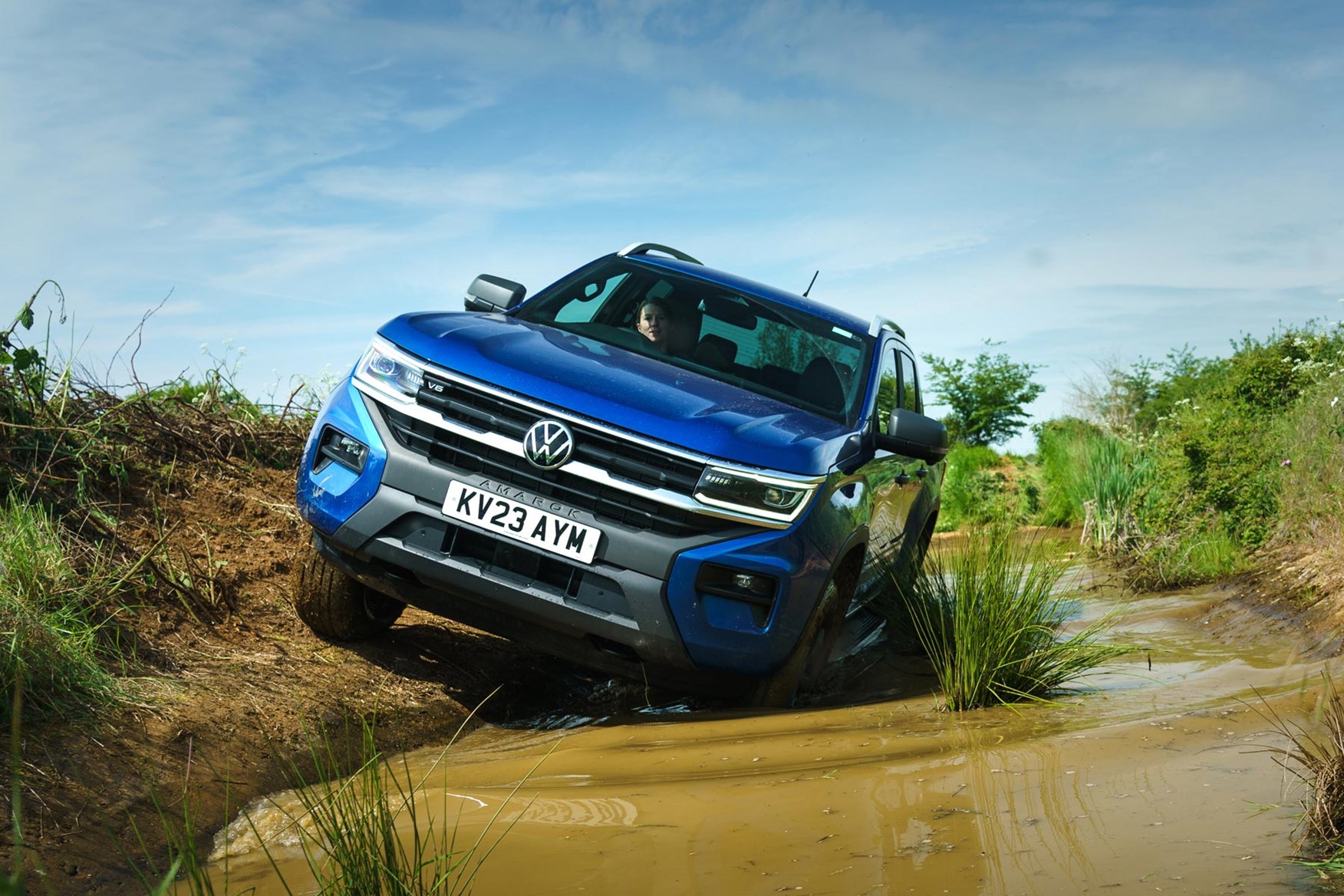 Volkswagen Amarok is adept off road, with many settings to choose from.