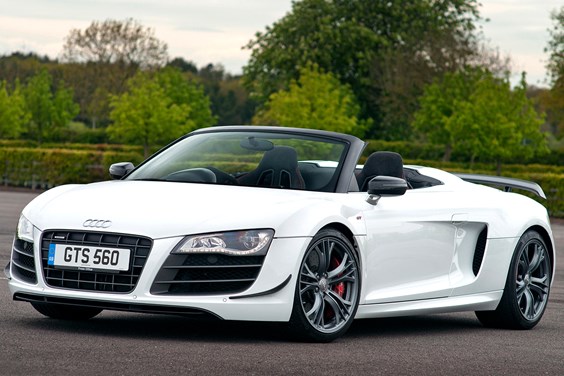 Audi R8 GT Spyder (12-12) specifications data