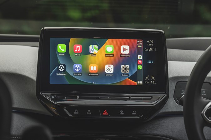 Volkswagen ID.3 (2025) review: touchscreen infotainment system