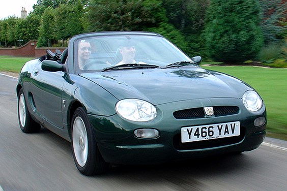 MG F specifications data
