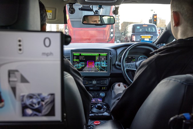 Nissan Leaf autonomous car interior