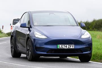 Tesla Model Y dynamic front