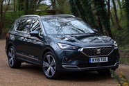 SEAT Tarraco (2021) front view, cornering