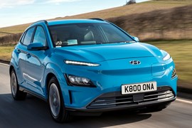 Hyundai Kona Electric driving