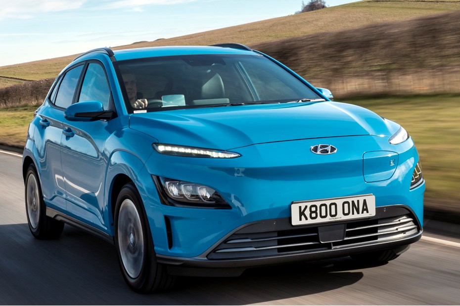 Hyundai Kona Electric driving