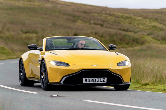 Aston Martin Vantage Roadster (20 on) specifications data