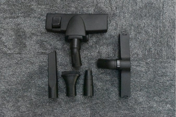 The included attachments for the Draper vacuum cleaner