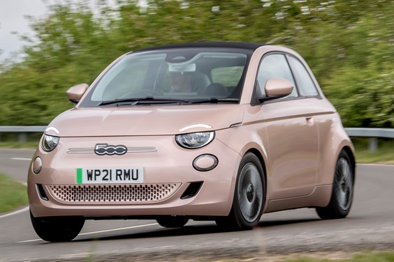 Fiat 500 Electric Convertible (20 on) specifications data