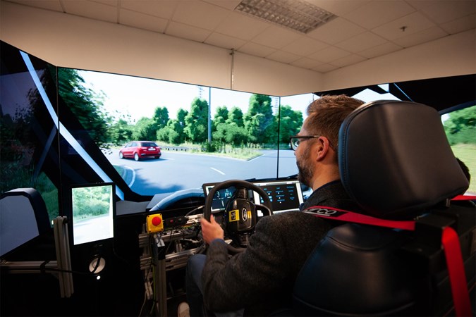 Ford ViVID simulator has seven screens