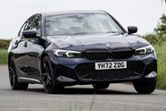 BMW 330e review (2023) - front view