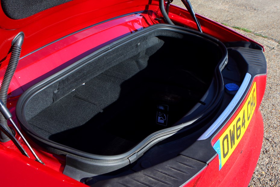 jaguar f type convertible back seat