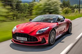 Aston Martin DB12 driving front