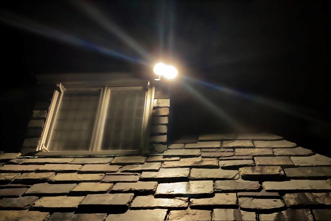 Solar security lights