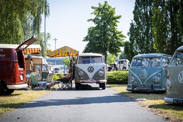 The coolest vans at the 2023 Volkswagen Bus Festival