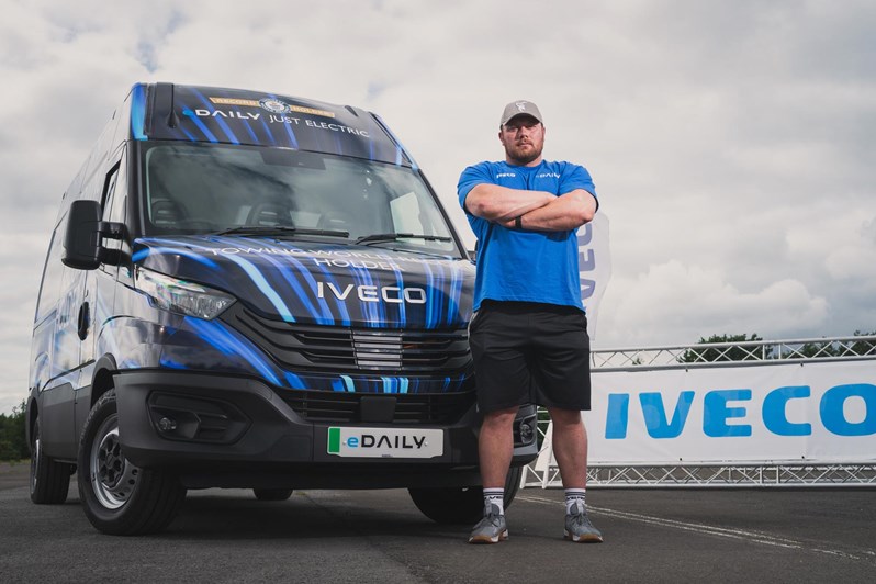 Iveco eDaily sets new towing world record for an EV