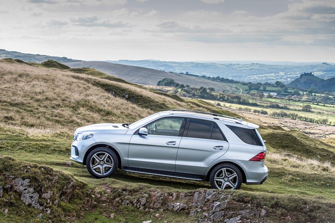 Mercedes GLE works very well off-road