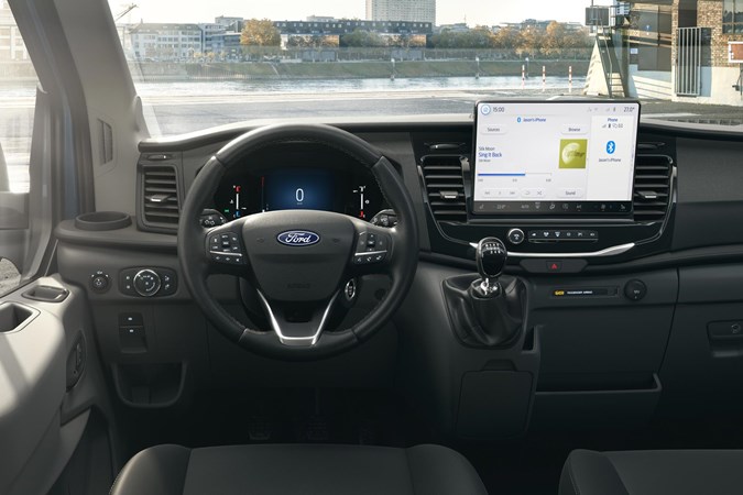 Every Ford Transit will come with a 12.0-inch touchscreen.