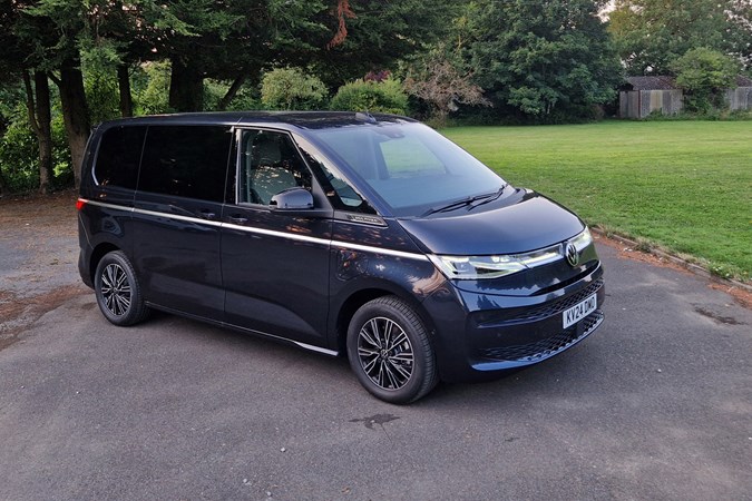 VW Multivan, front, blue eHybrid