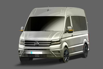 The facelifted 2024 Volkswagen Crafter has been spotted testing for the first time.