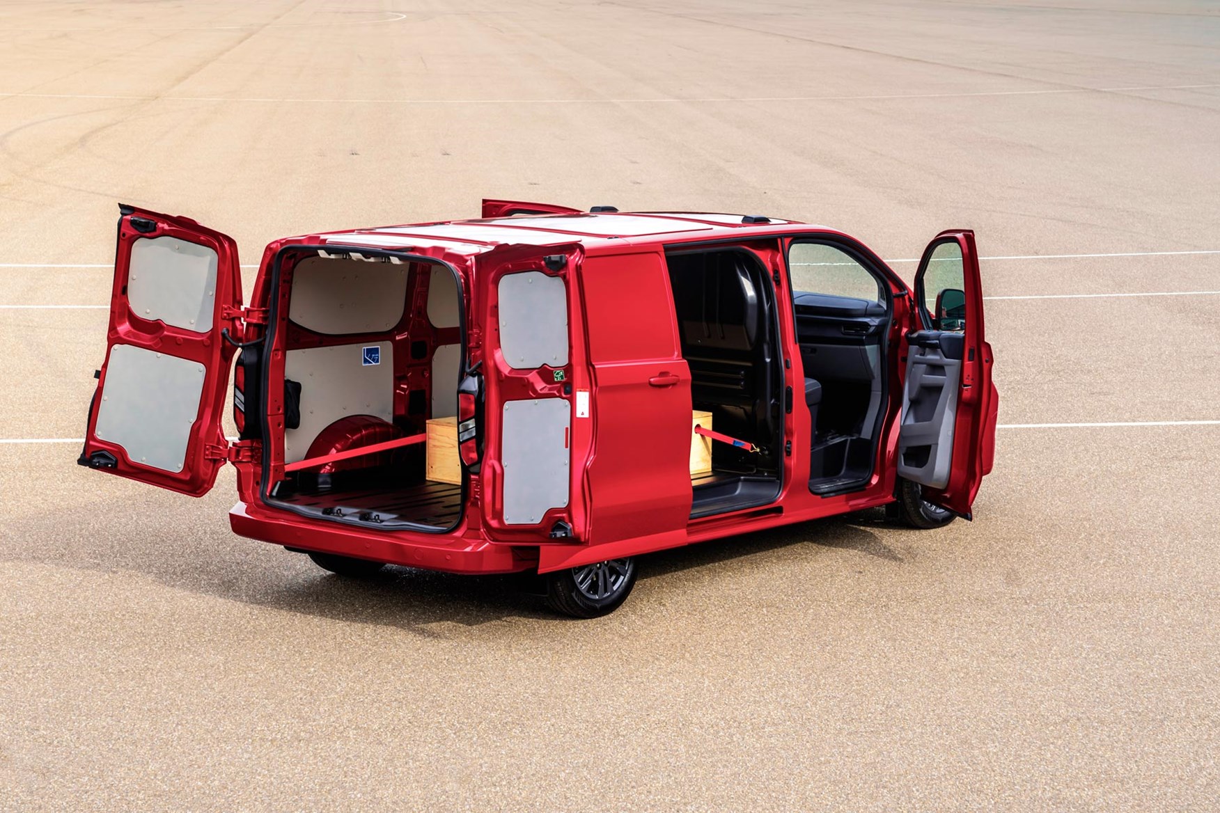 Ford has made the Transit Custom's rear loading bay easier to get in and out of.