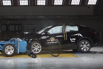 The safest SUVs in 2025: Tesla Model Y Euro NCAP crash test