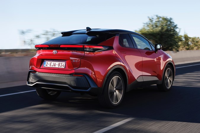 Toyota C-HR rear driving