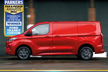 The Ford Transit Custom emerges victorious in the 2024 Parkers Van and Pickup Awards