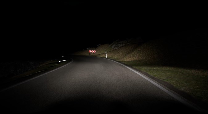 Illuminated road