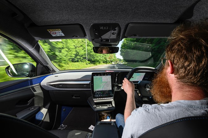 Renault Scenic E-Tech Alan Taylor-Jones driving