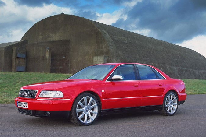 Parkers Christmas car wishlist: Audi S8, front three quarter static, red paint