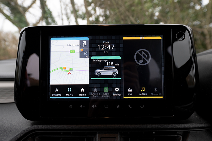 Suzuki Swift long term test, infotainment system close up | Parkers