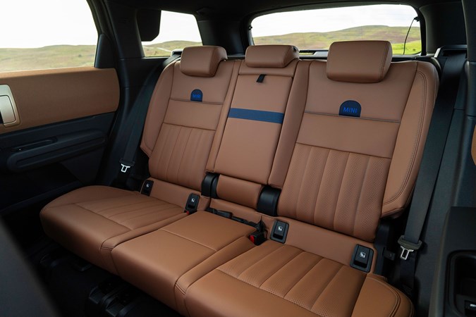 MINI Countryman 2025 rear seat space