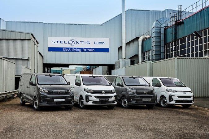 Luton plant will make four major medium electric vans.