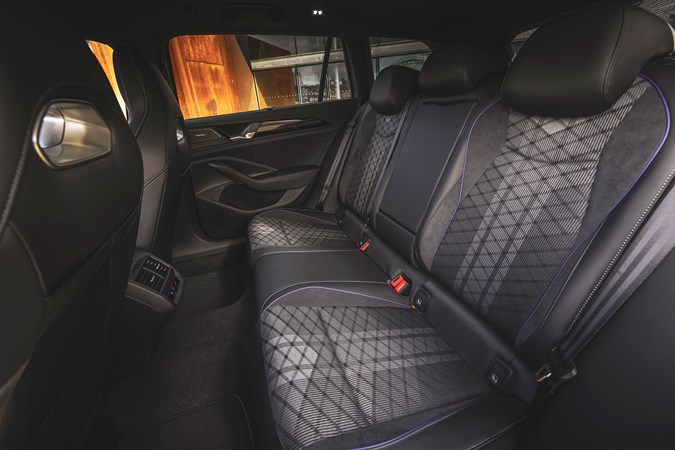 Volkswagen Passat review: rear seats, black upholstery