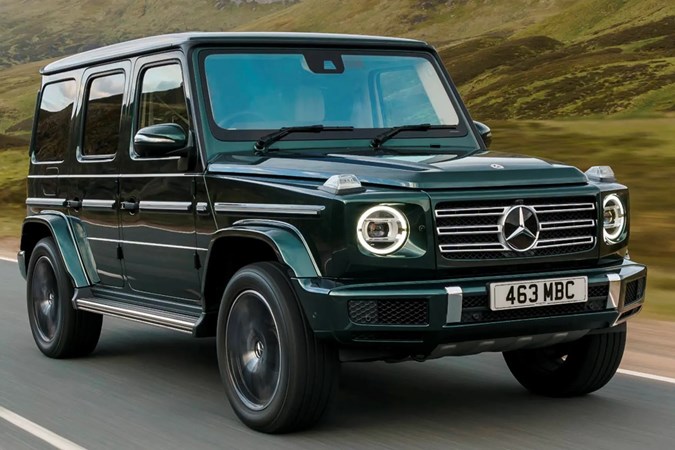 Mercedes-Benz G-Class review (2021) front view, driving