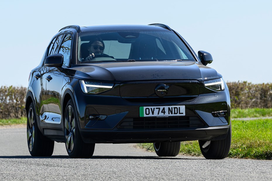 Volvo EX40 front driving