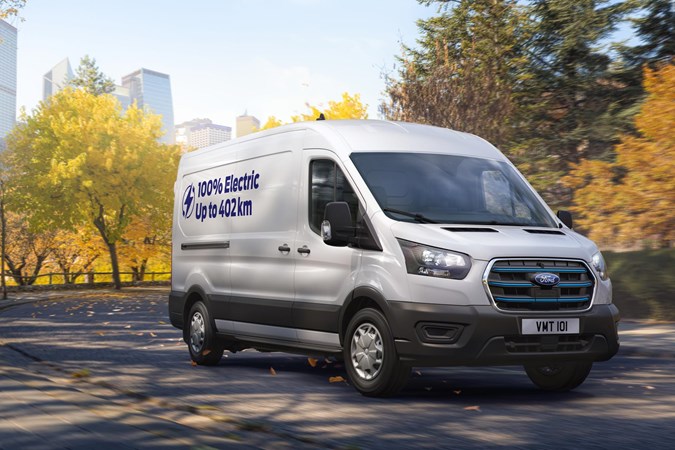 More-miles-per-charge is the headline for the Ford E-Transit at the 2024 CV Show.