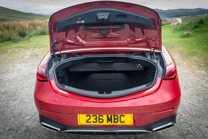 Mercedes CLE Cabriolet boot space