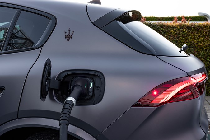 Maserati Grecale Folgore charging port