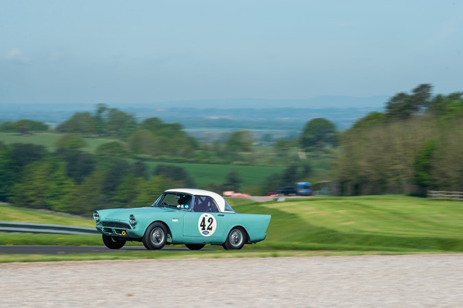 Gareth Evans's 1961 Sunbeam Alpine racing car