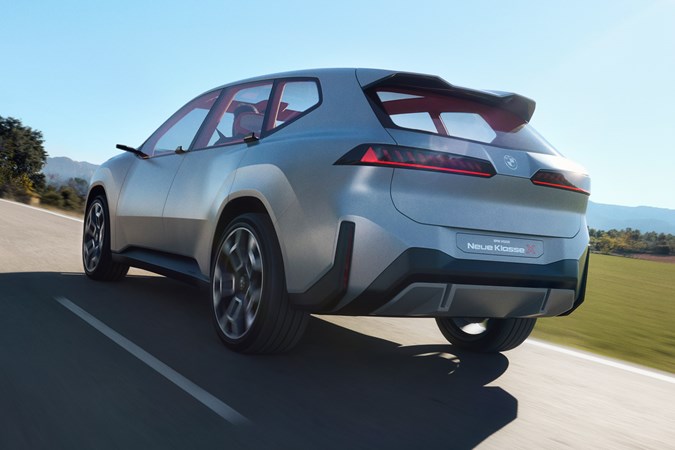 BMW Neue Klasse X electric SUV concept, rear, driving