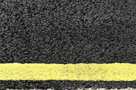 Single yellow lines