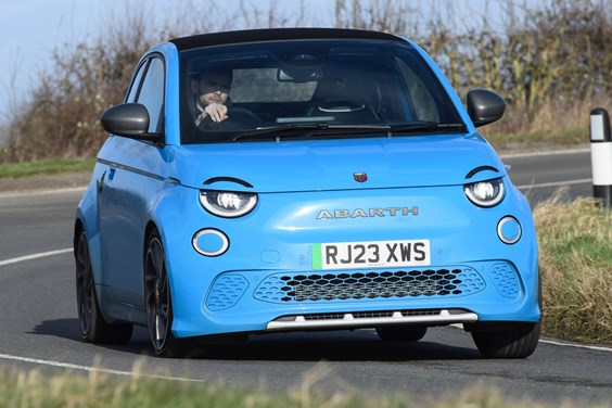 Abarth 500e Convertible (23 on) specifications data