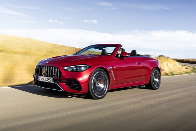 Mercedes-AMG CLE53 Cabriolet front driving